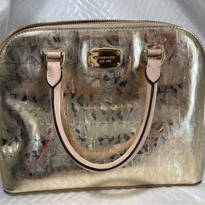 Michael Kors Metallic Gold Bag
